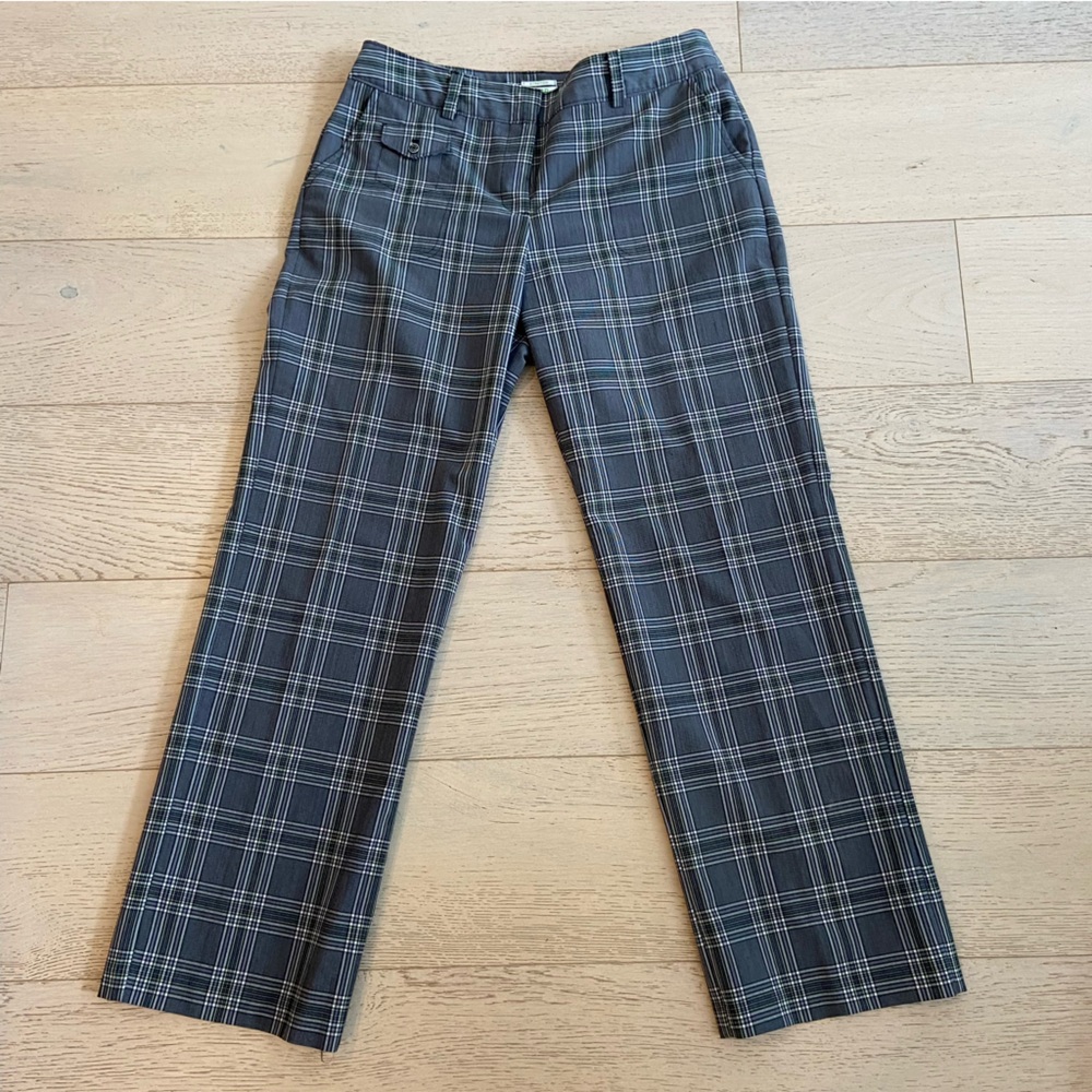 IZOD XFG Swingflex Golf Pants Size 10 Black Grey Straight Leg Performance EUC - Picture 2 of 8